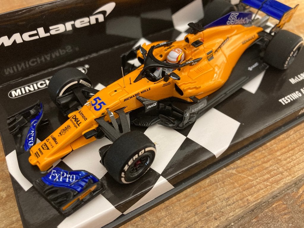 ✅ Carlos Sainz 1:43 2018 Mclaren MCL33 Edition 43 no 192, Ophalen of Verzenden, Nieuw, Formule 1