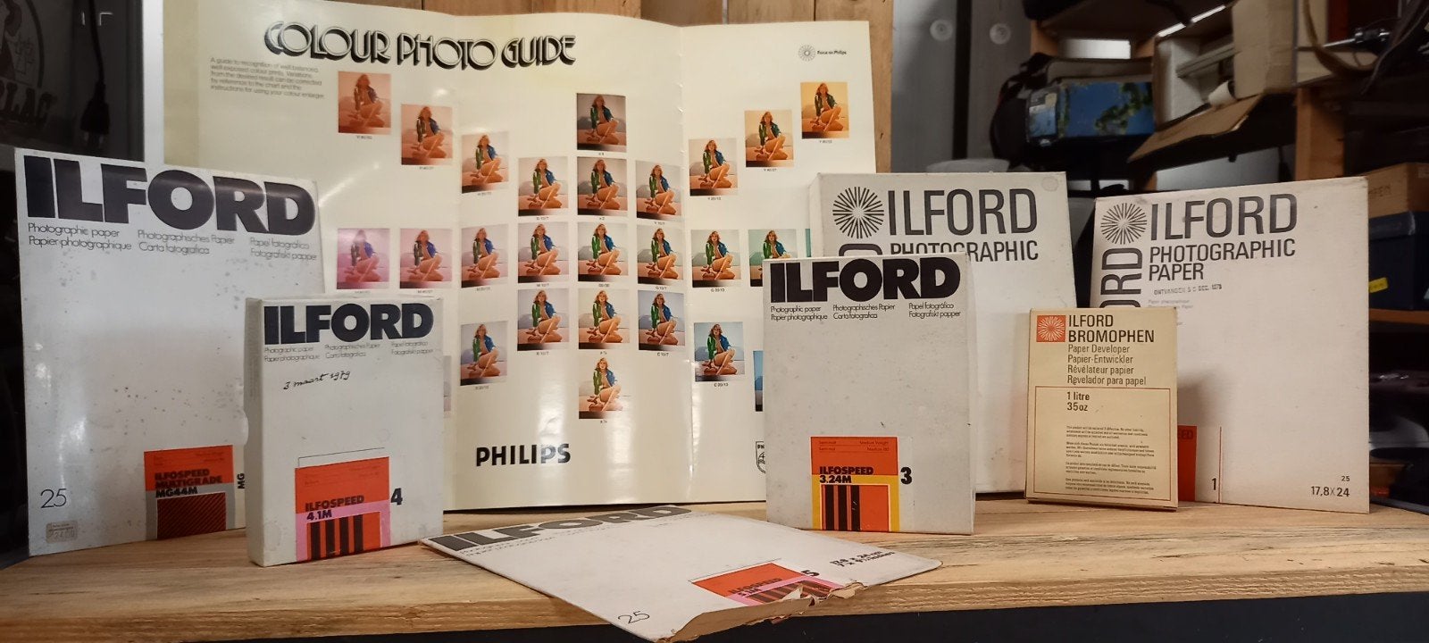 FOTOPAPIER ILFORD, Ophalen of Verzenden