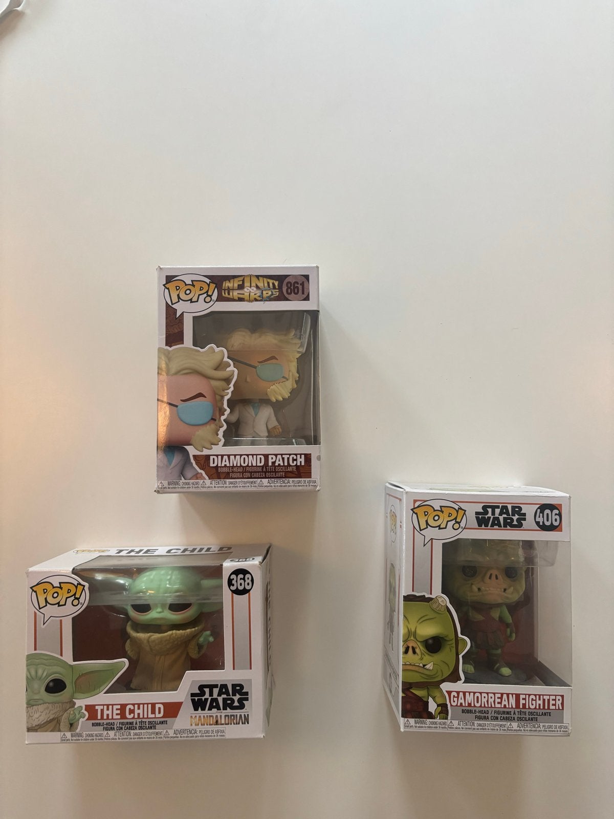 Funko Pop! Star Wars & Infinity War - 3 stuks, Ophalen, Nieuw