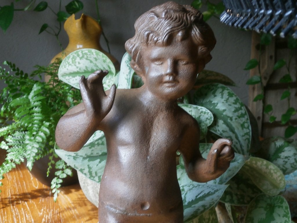 gietijzeren putti, Ophalen of Verzenden