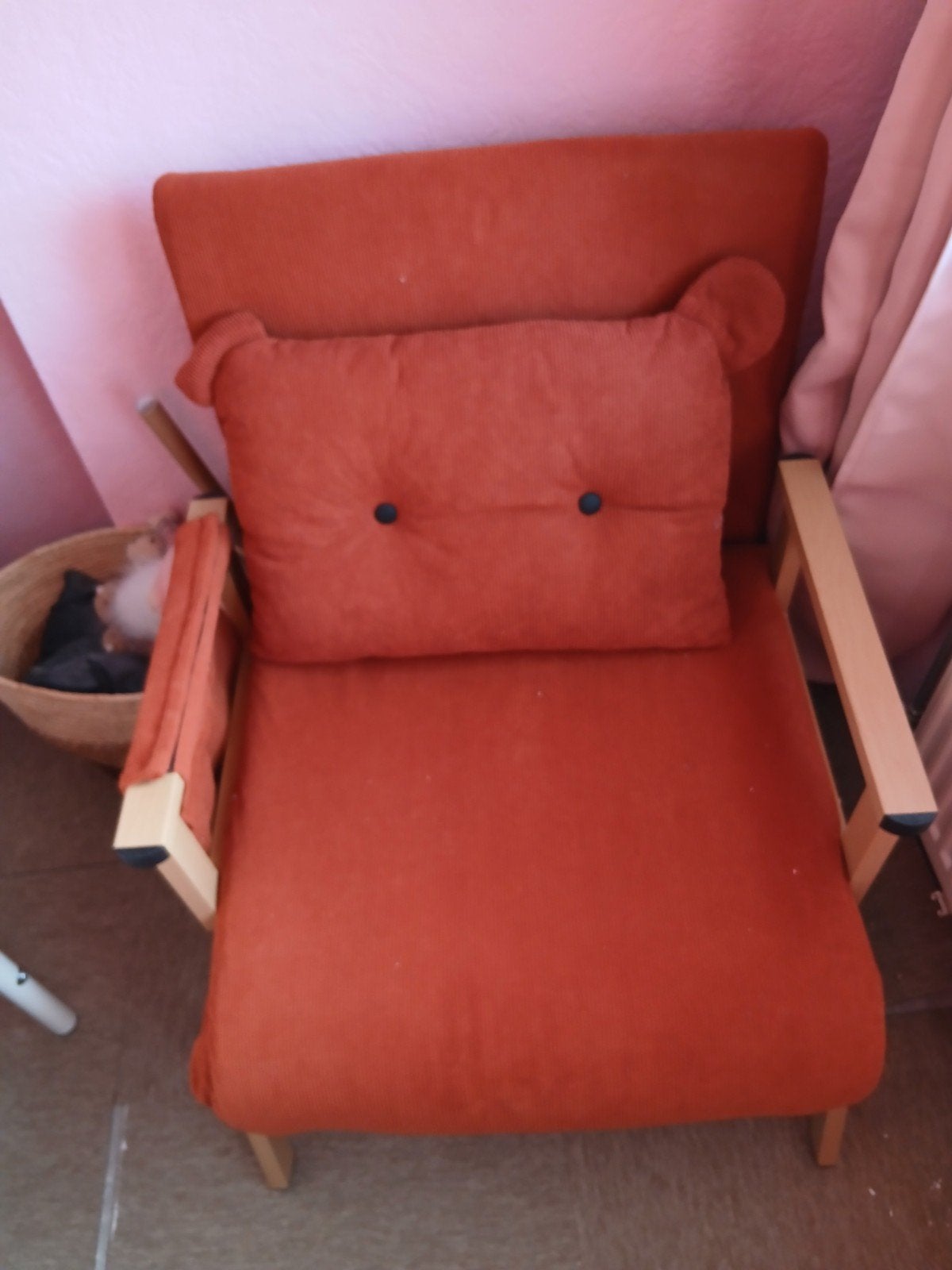 stoel/1persoons bed NIEUW, Ophalen, Eenpersoons, Nieuw, Minder dan 150 cm