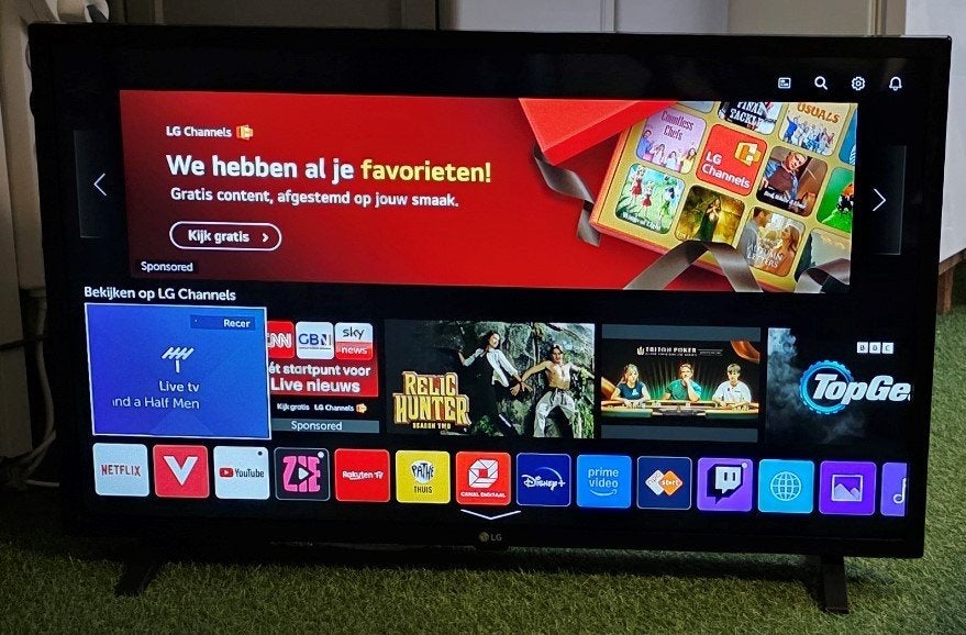 LG 32 inch 81cm Smart TV Wi-Fi HDMI Internet, Ophalen
