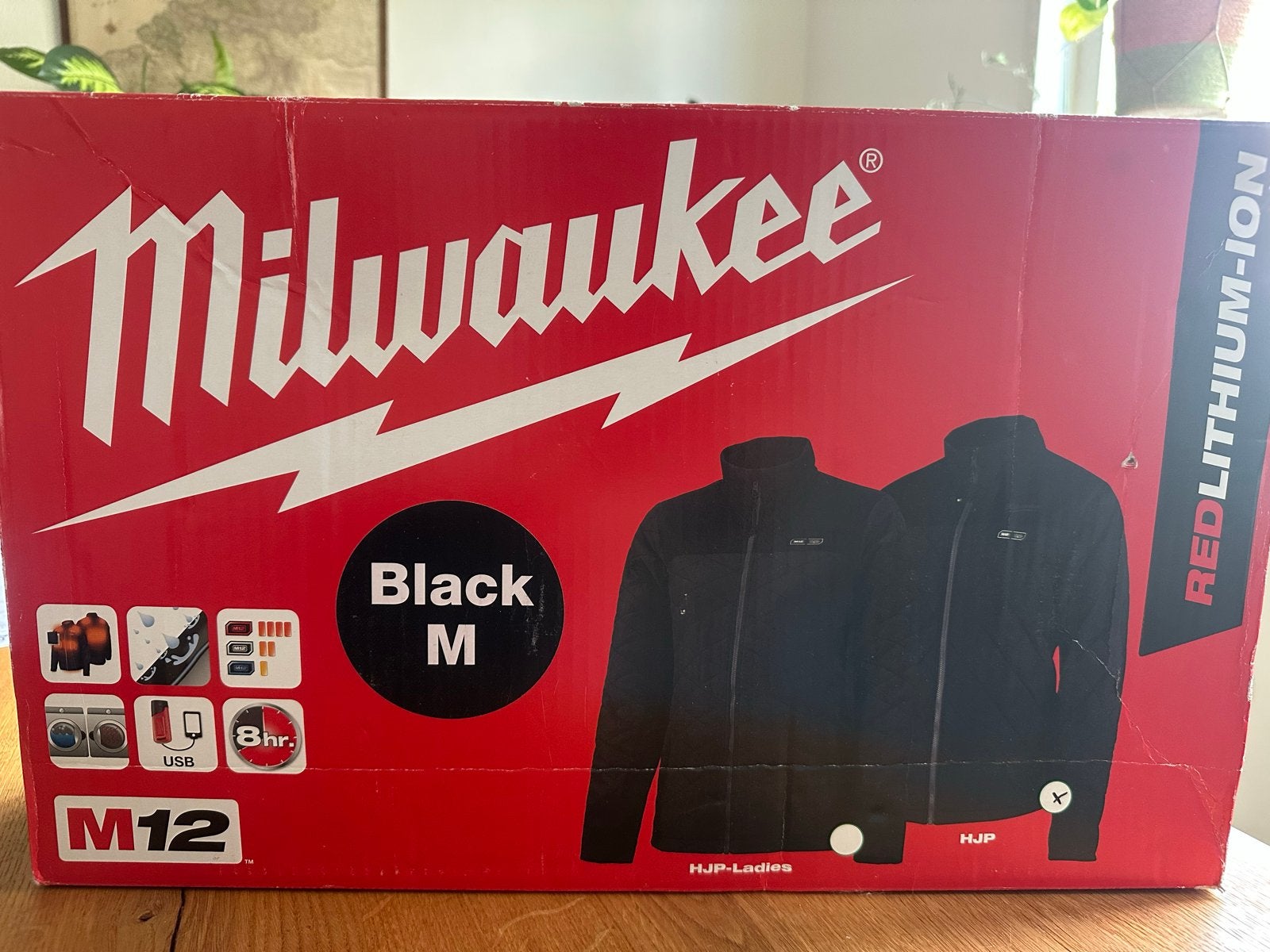 Milwaukee M12 Verwarmde Jas Zwart Maat M, Ophalen of Verzenden, Nieuw