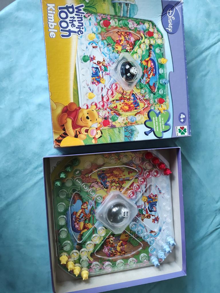 Winnie the pooh kimble / mens erger je niet, Een of twee spelers, Ophalen of Verzenden, Gebruikt