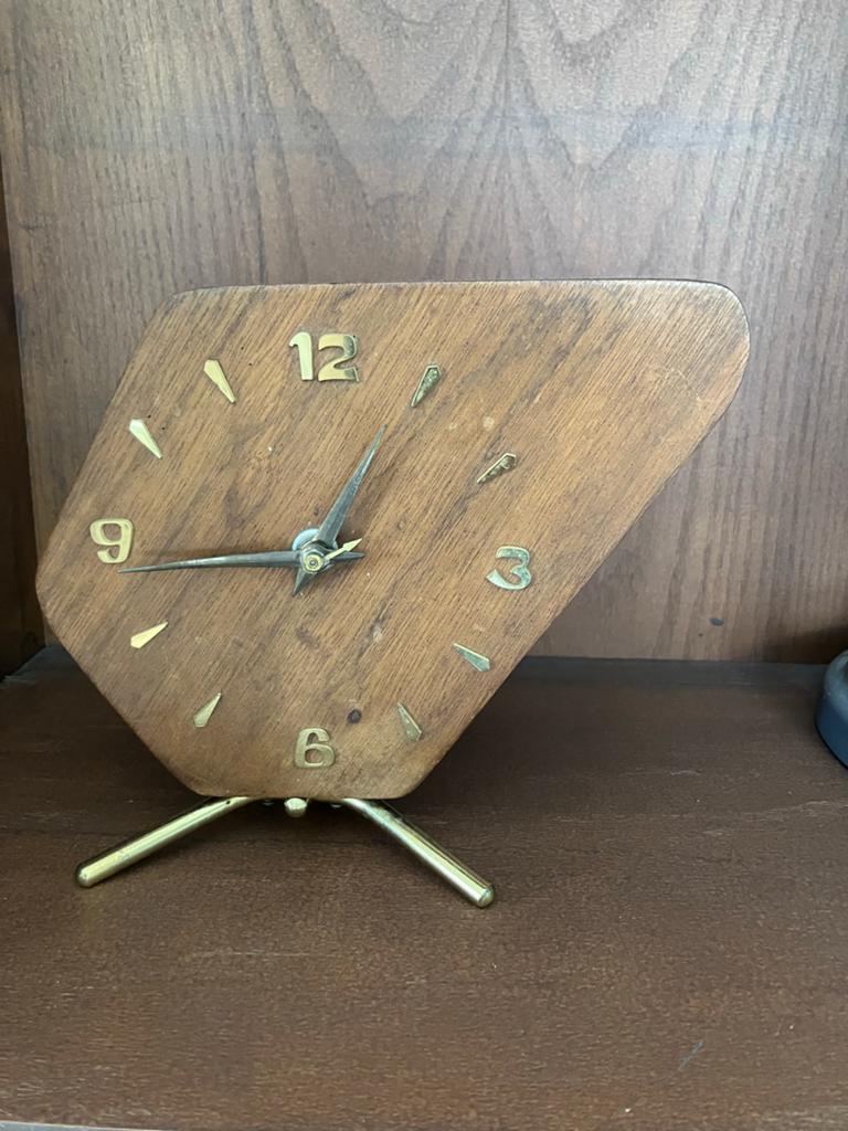 Vintage Jakob Palmtag klok - Made in Germany, Huis en Inrichting, Woonaccessoires | Klokken, Gebruikt, Staande klok, Ophalen of Verzenden