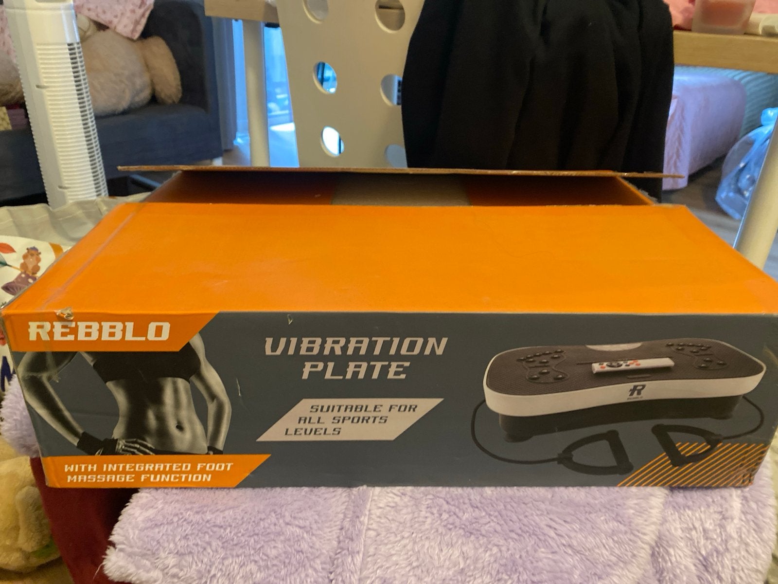 Rebbelo Vibratieplaat met Geïntegreerde Voetmassage, Ophalen, Nieuw, Benen, Overige typen
