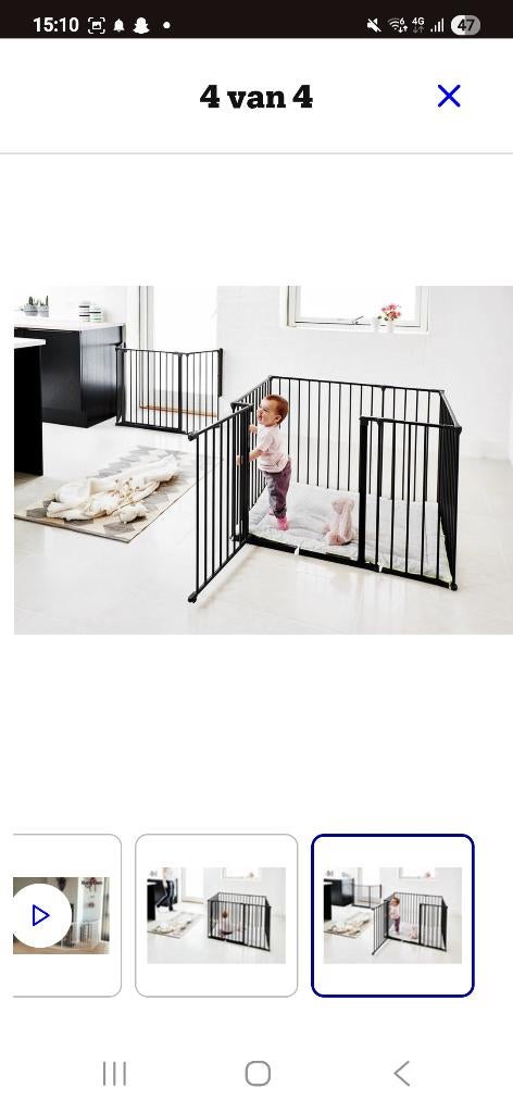 Grondbox baby kind, Kinderen en Baby's, Boxen, Ophalen, Zo goed als nieuw, Overige vormen