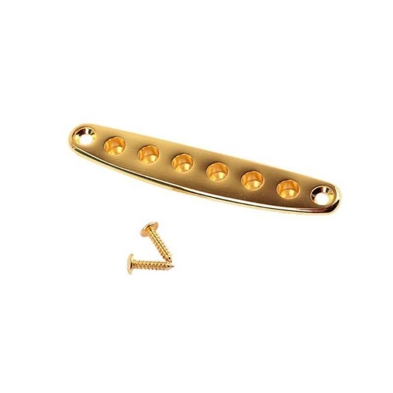 Gitaar 6 pin ferrule plaat goud, Muziek en Instrumenten, Moku Custom Guitars, Nieuw, 4613CB, Ophalen of Verzenden