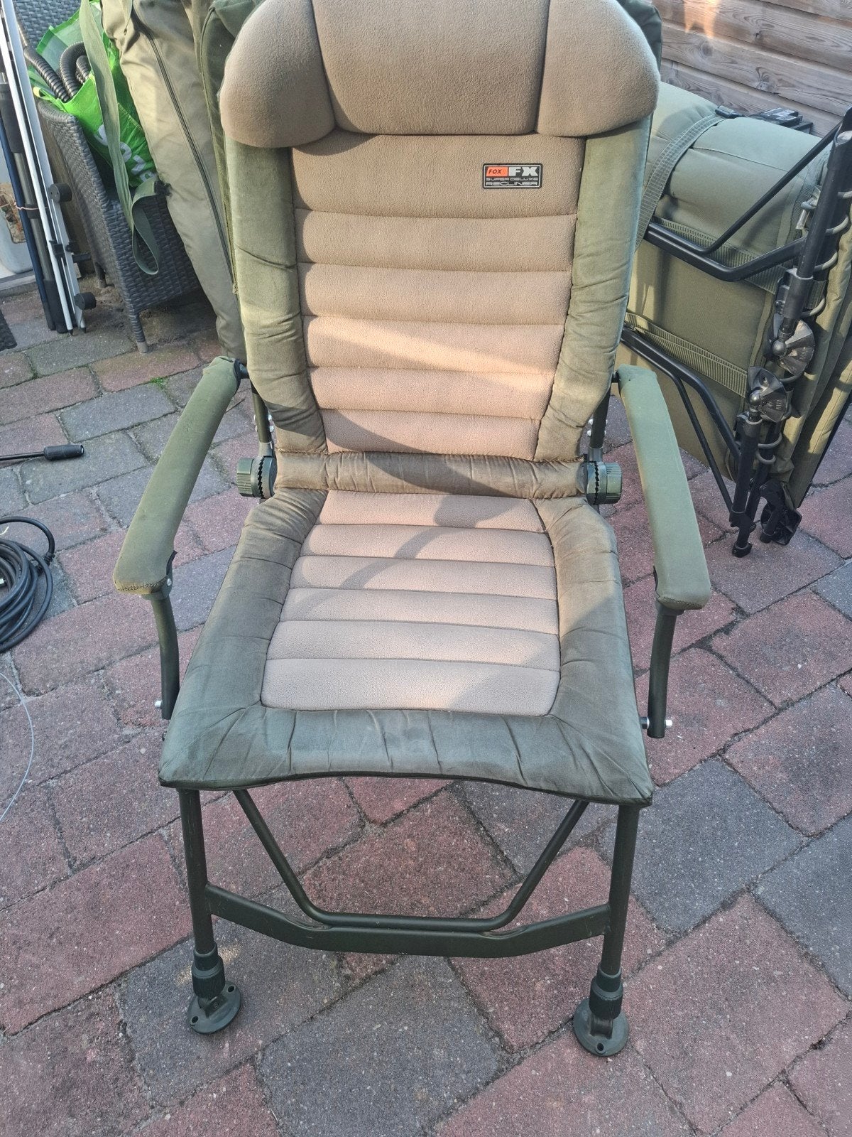 Fox FX Super Deluxe Recliner Visstoel, Watersport en Boten, Ophalen, Zo goed als nieuw, Overige typen