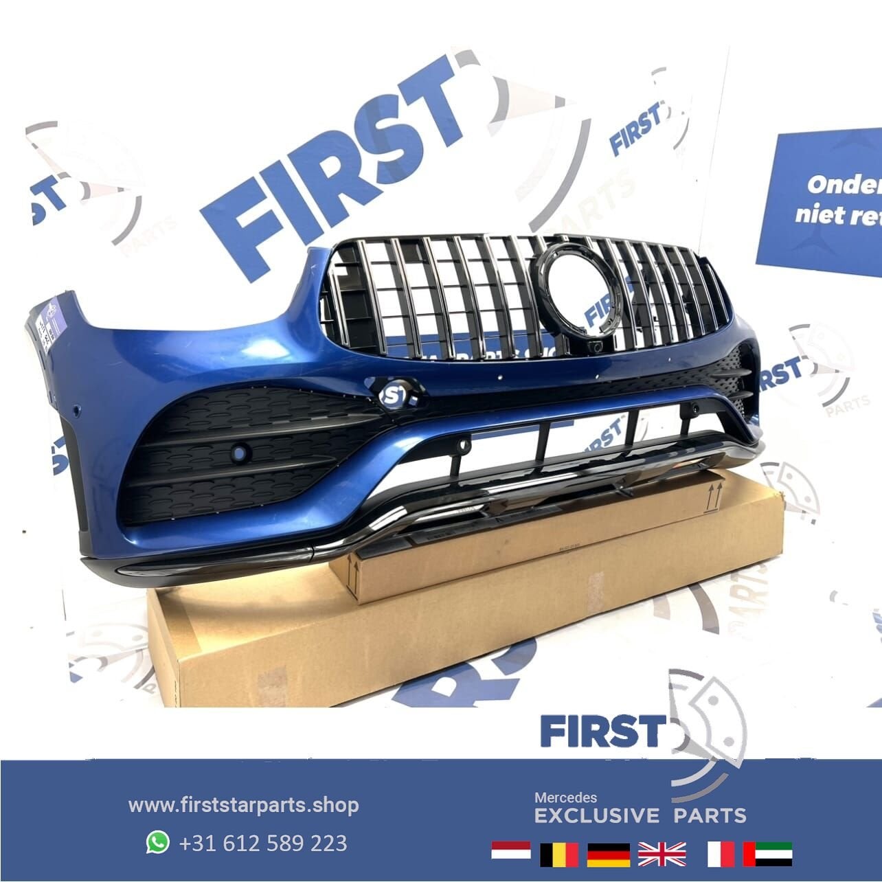 W253 C253 X253 BUMPER GLC AMG FACELIFT VOORBUMPER Mercedes 2, Gebruikt, -, Voor, Ophalen of Verzenden