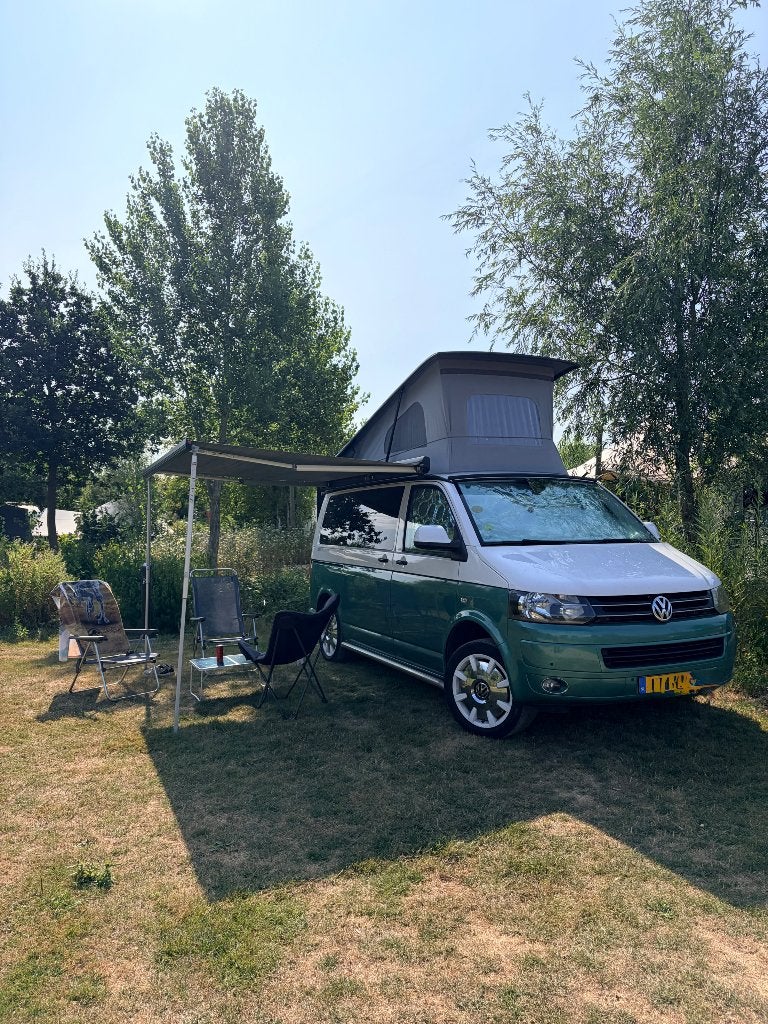 Volkswagen Transporter T5 2.0 TDI 4motion Camper APK 11-2027, Auto's, Automaat, Stof, Overige carrosserieën, 150 pk