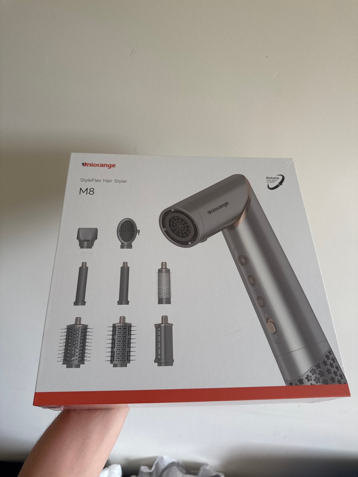 Uniorange StyleFlex Hair Styler M8 - Multifunctionele Föhn, Ophalen, Nieuw, Haarverzorging