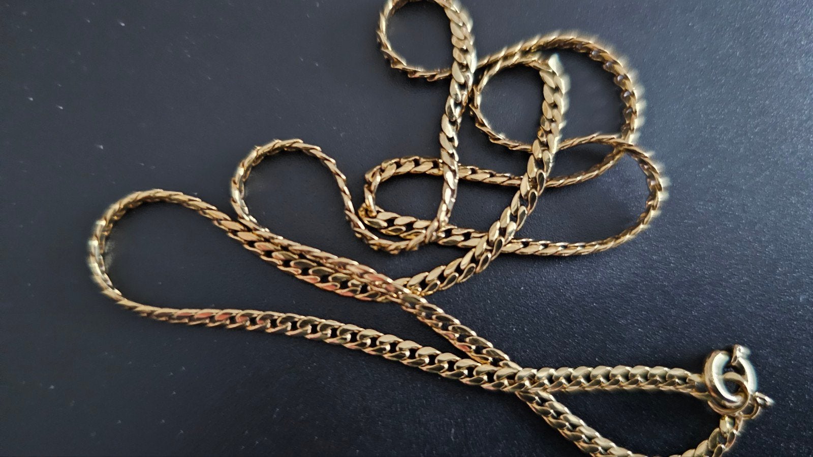 Als nieuw 14K 585 gouden ketting 44 CM €625 LEES, Ophalen, Zo goed als nieuw, Goud, Goud