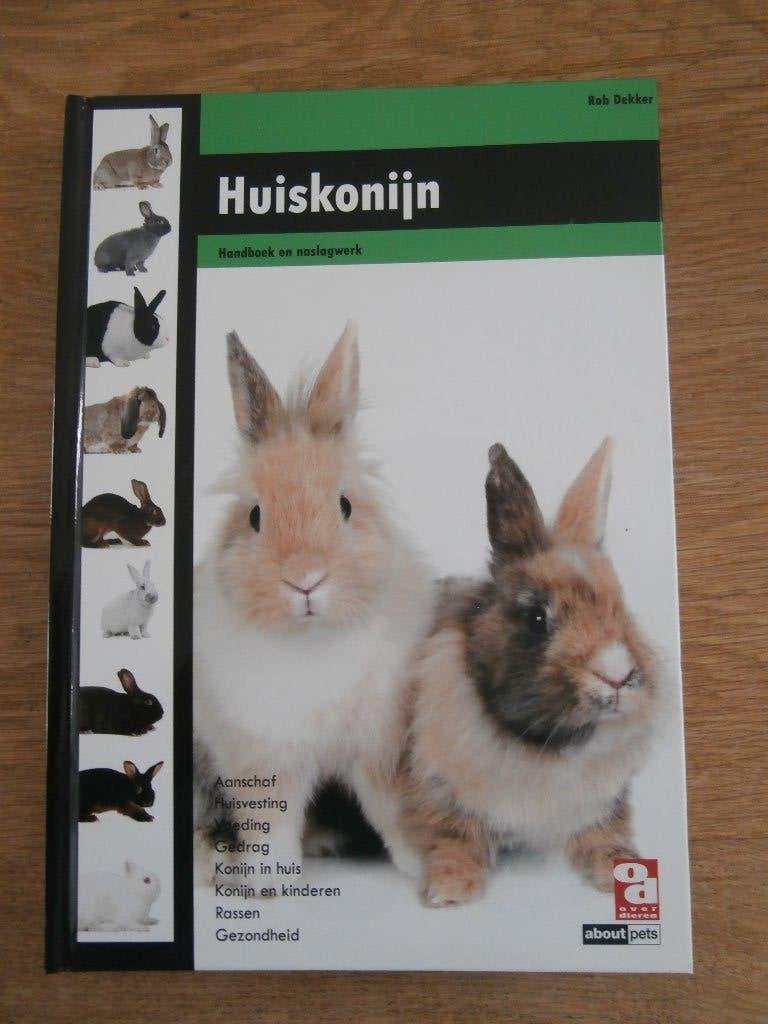 Boek Over Dieren: Huiskonijn, Auteur: Rob Dekker, Rob Dekker, Zo goed als nieuw, Konijnen of Knaagdieren, Ophalen of Verzenden
