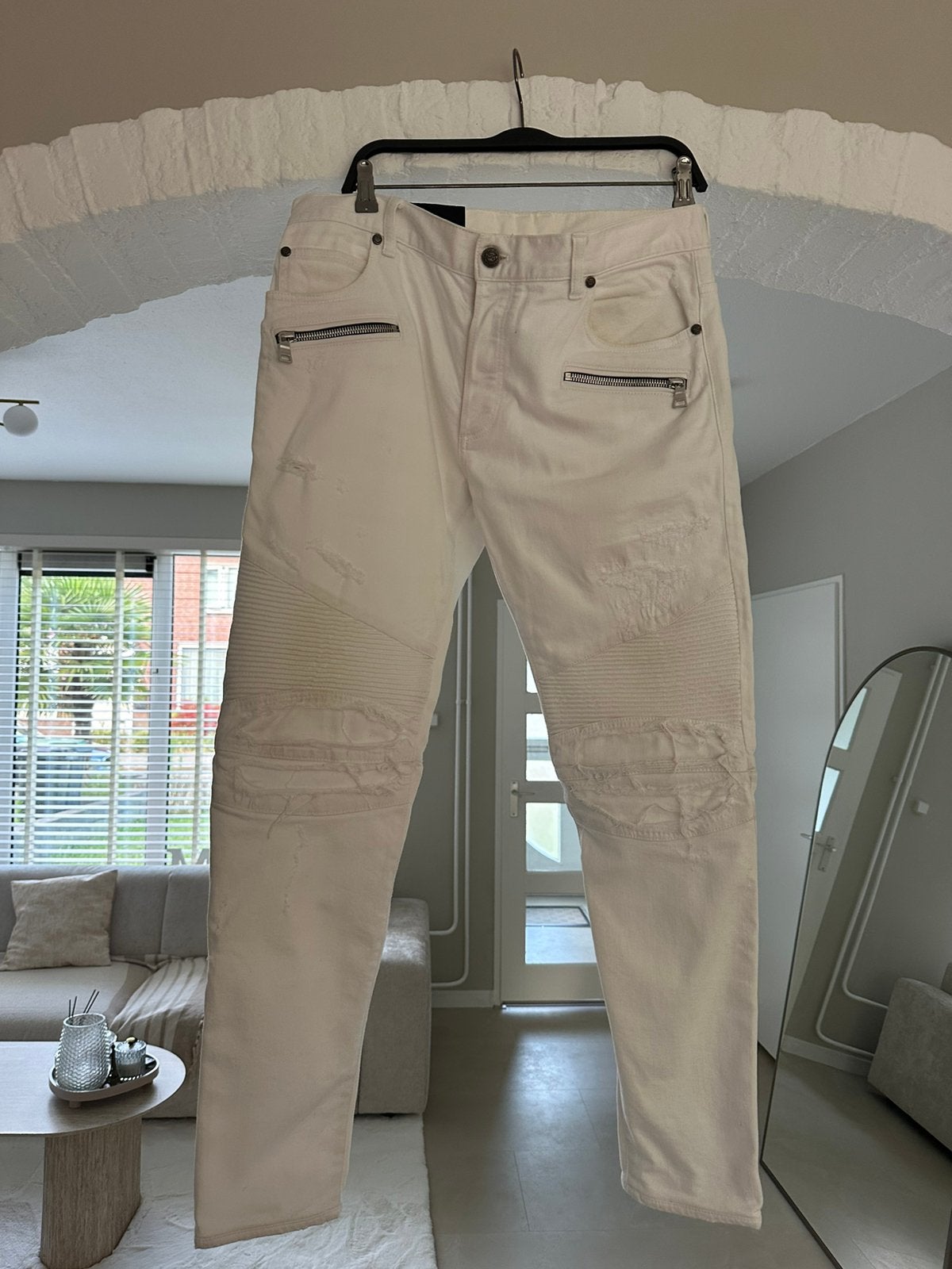 BALMAİN JEANS, Ophalen of Verzenden, Zo goed als nieuw, Wit, W33 - W34 (confectie 48/50)
