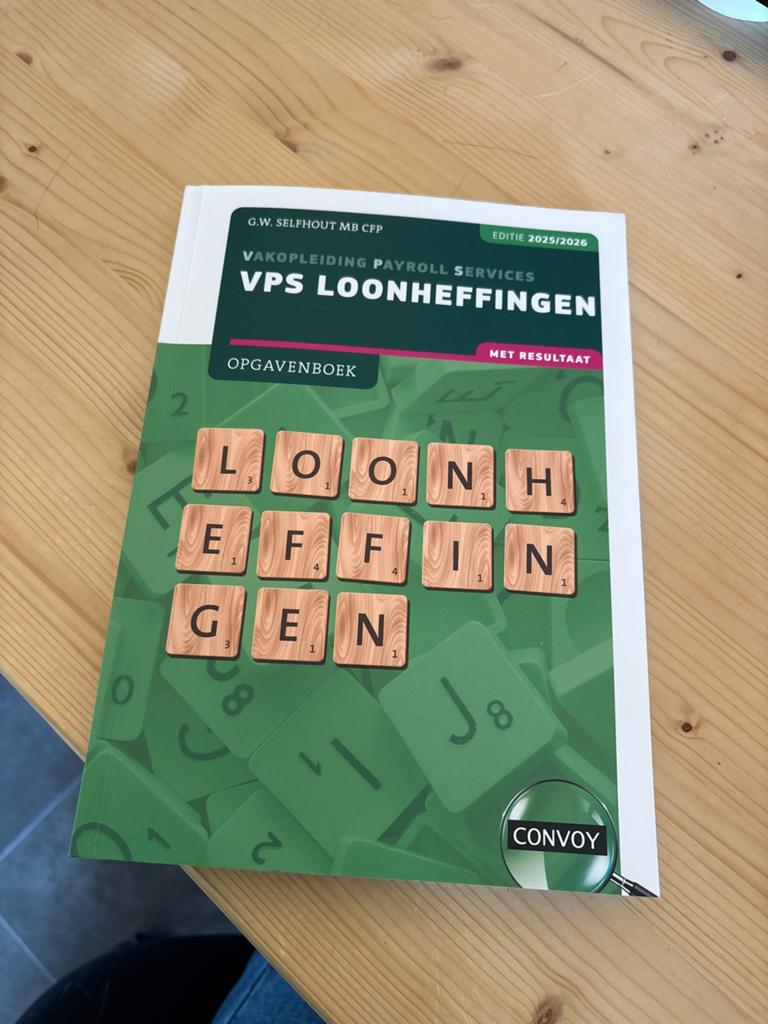 VPS Loonheffingen 2025/2026 Opgavenboek, Verzenden, Sociale wetenschap, Zo goed als nieuw, G.W. Selfhout