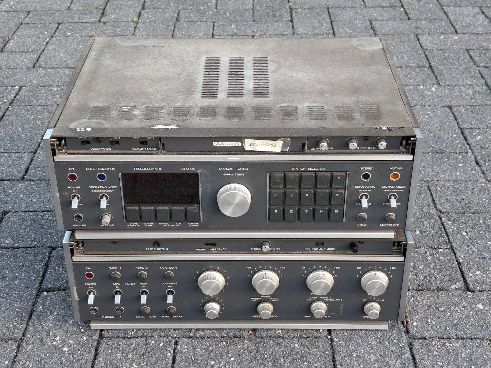 Revox B750 & B760 versterker + tuner, Ophalen of Verzenden, Gebruikt