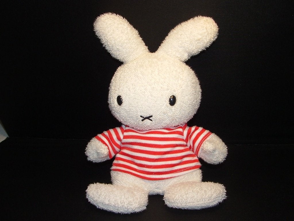 AUGUSTA DU BAY KONIJN NIJNTJE MIFFY BADSTOF WIT MET, Overige merken, Overige karakters, Nieuw, Ophalen of Verzenden