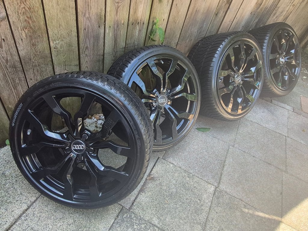 Audi R8 RS6 RS7 SQ8 Y SPOKE Breedset origineel 19 inch 5x112, Auto-onderdelen, 19 inch, Gebruikt, Banden en Velgen, 235 mm