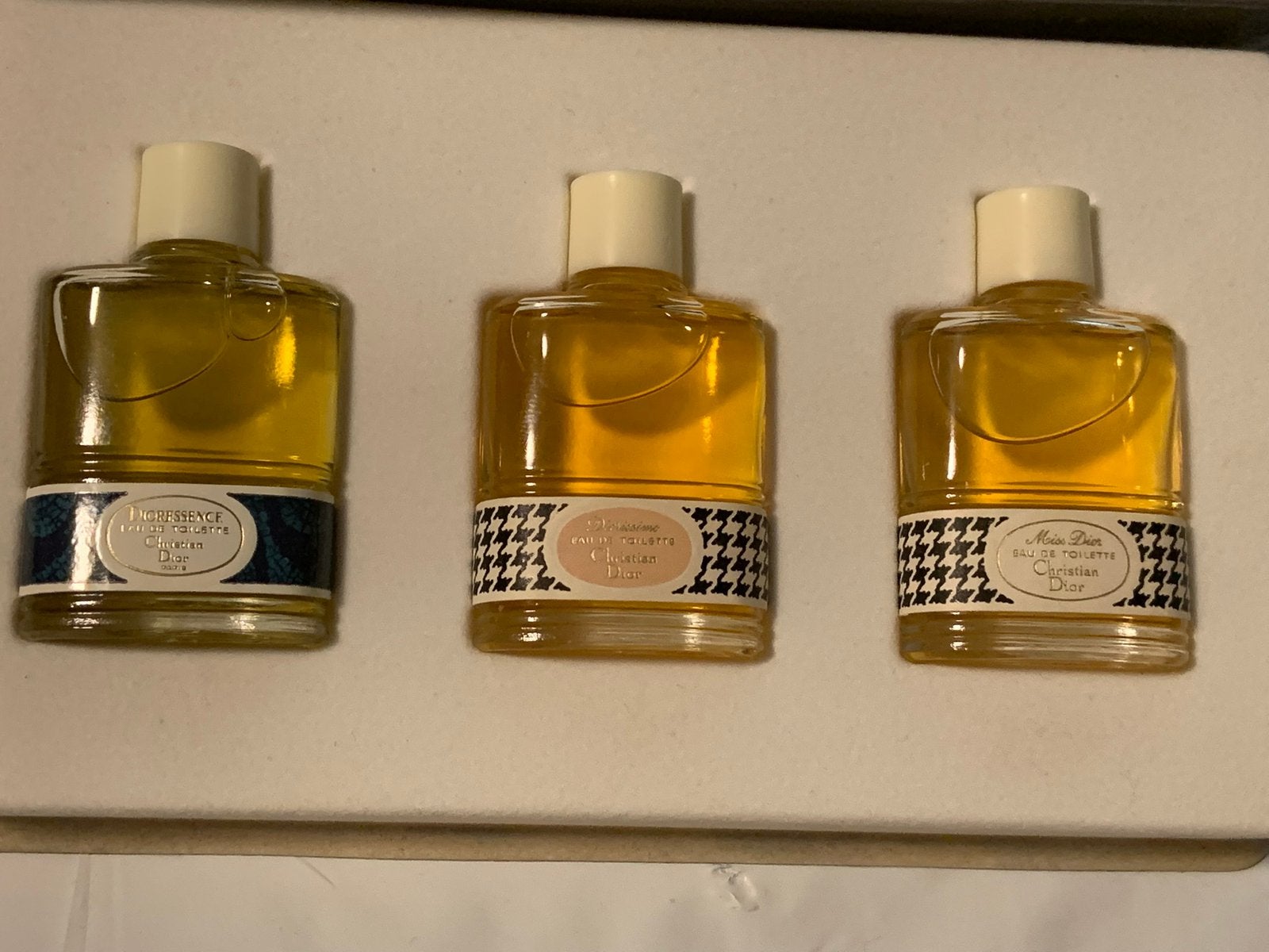 Vintage Christian Dior edt set, Ophalen of Verzenden, Zo goed als nieuw, Overige onderwerpen
