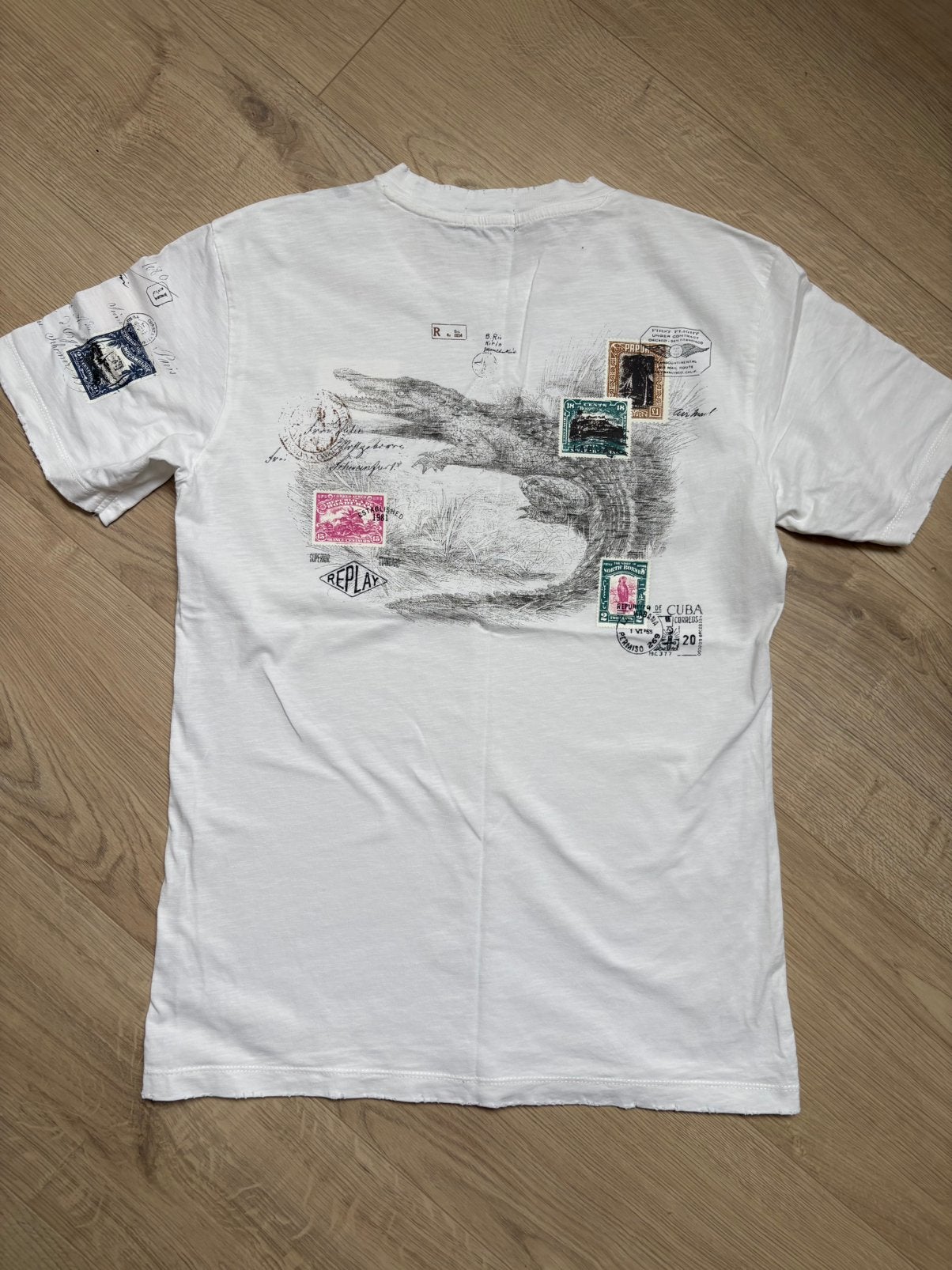 Replay shirt S, Verzenden, Zo goed als nieuw, Maat 46 (S) of kleiner, Wit