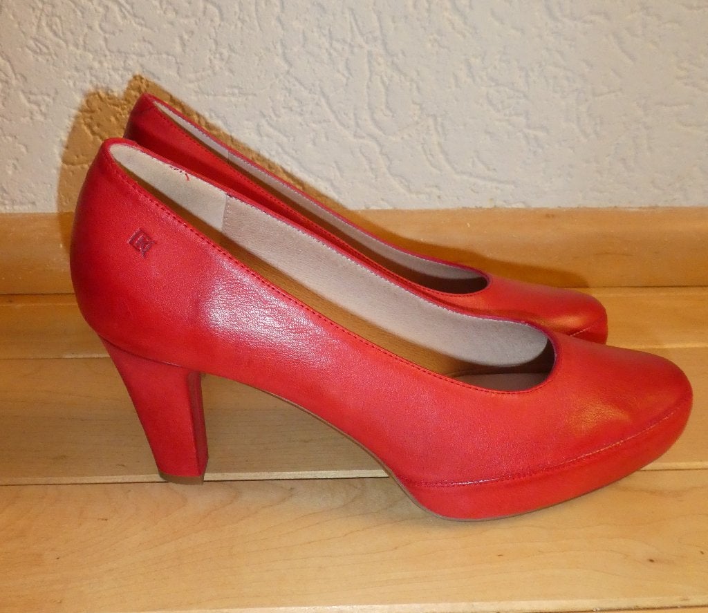 NIEUW DORKING BY FLUCHOS pumps maat 41 rojo rood echt leer, Pumps, Dorking, Verzenden, Nieuw