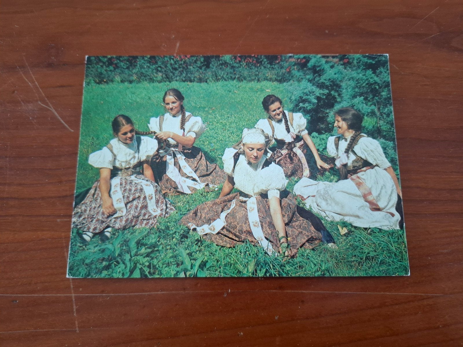 Ansichtkaart Polen - Vrouwen in traditionele klederdracht, Ophalen of Verzenden, 1960 tot 1980, Gelopen, Overig Europa