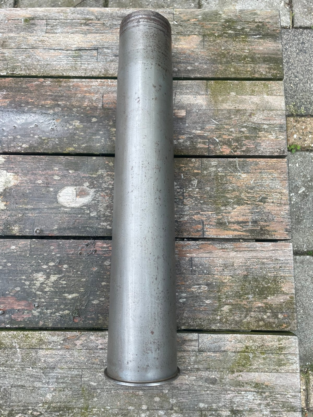 Huls hulzen Duitse 8,8 cm flak kanon munitie granaat, Ophalen of Verzenden, Duitsland, Hulzen of Bodemvondsten