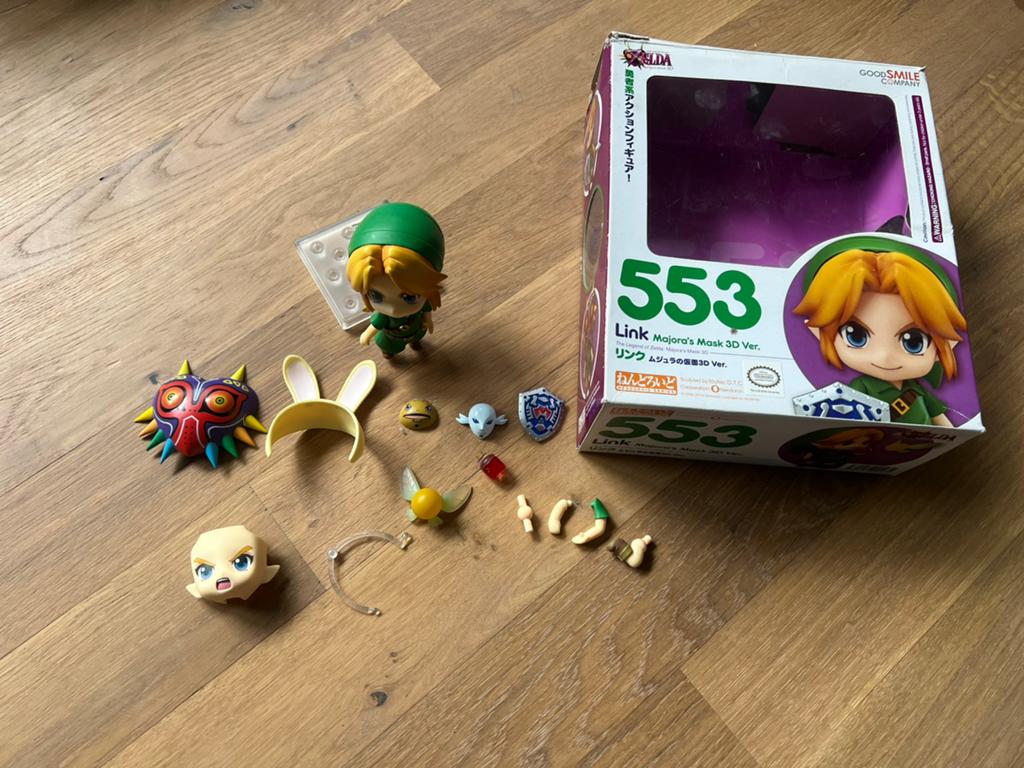 Nintendo majoras mask 3D nendoroid link figure, Ophalen of Verzenden