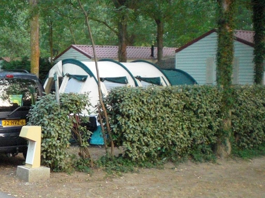 Tunneltent Obelink Firino 6 p (4,2 x 6 m) met luifel 2,2 m, Caravans en Kamperen, Ophalen, Gebruikt, Tot en met 6