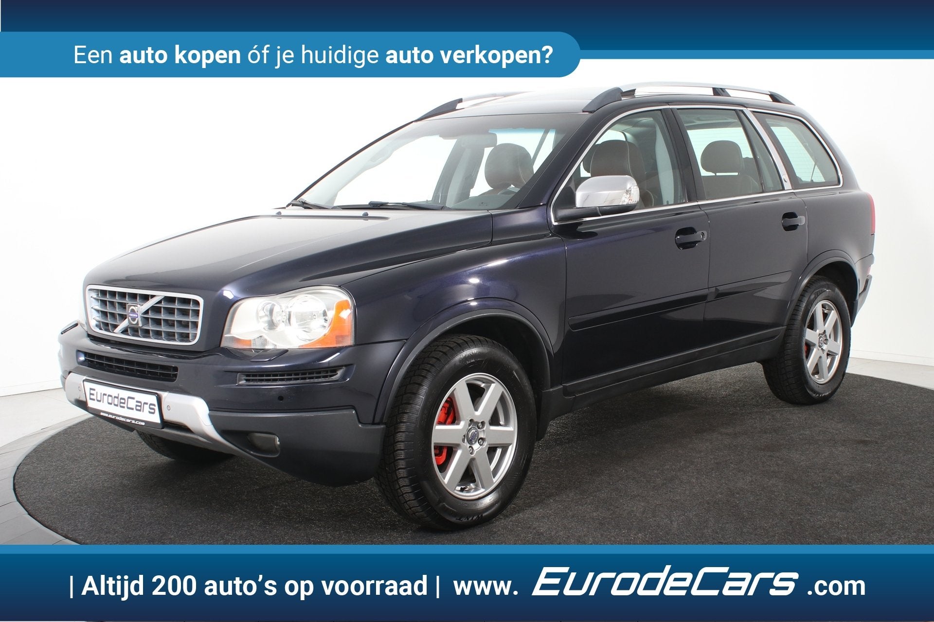 Volvo XC90 3.2 Executive *Full Options* (bj 2007, automaat), 238 pk, Blauw, 7 stoelen, Vierwielaandrijving