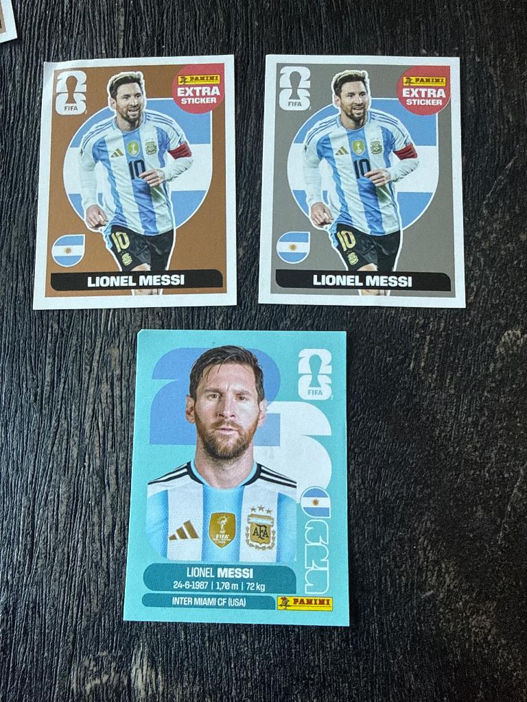 Panini plaatje messie, Ophalen of Verzenden, Nieuw, Sticker