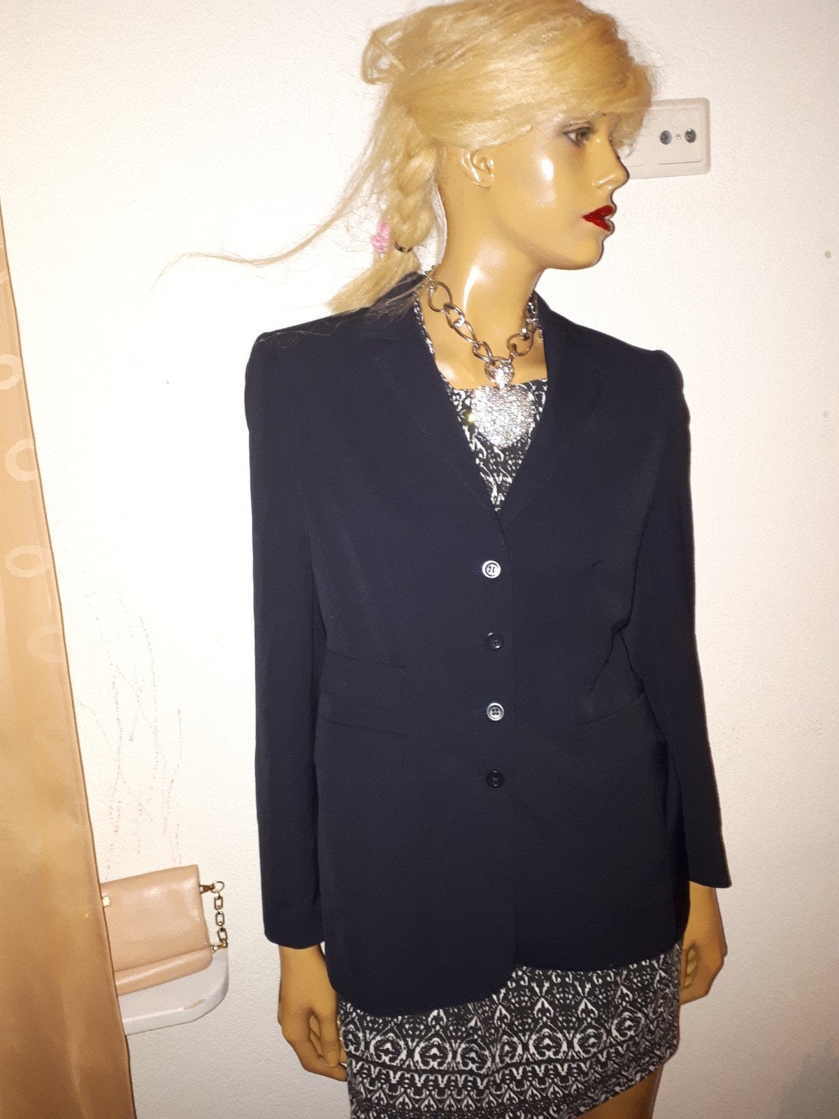 Stijlvol Zwart Jasje - Maat 36 gerry Weber, Zwart, Ophalen of Verzenden, Zo goed als nieuw, Jasje