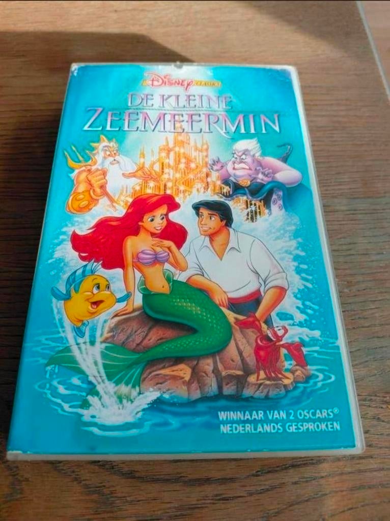 Disney De Kleine Zeemeermin videoband., Alle leeftijden, Ophalen of Verzenden, Gebruikt