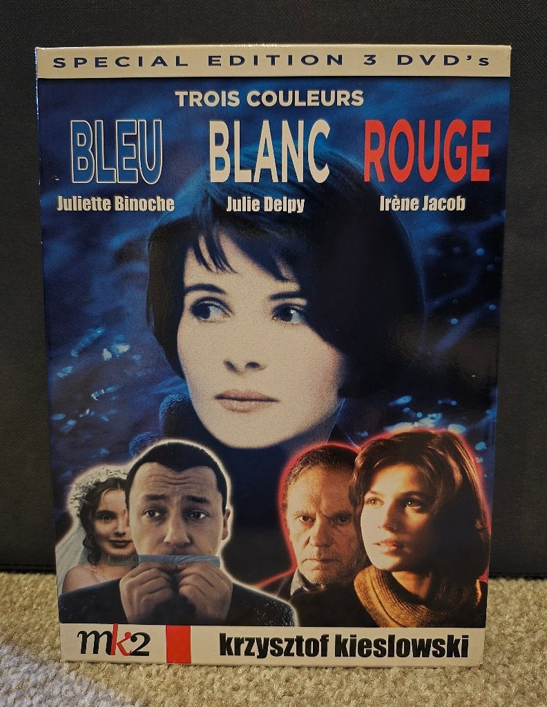 Trois Couleurs - Blue, Blanc, Rouge (kieslowski / 1993-1994), Cd's en Dvd's, Dvd's | Filmhuis, Vanaf 12 jaar, Ophalen of Verzenden