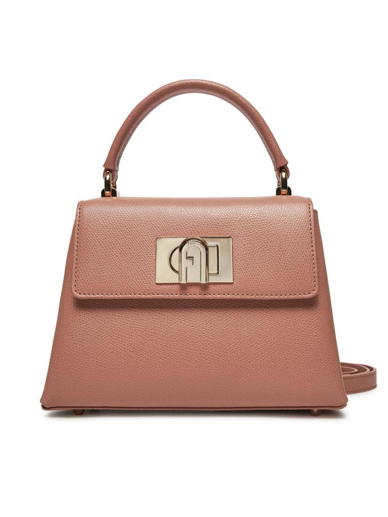 Furla dames handtas leer nieuw poederroze, Sieraden, Tassen en Uiterlijk, Tassen | Damestassen, Ophalen, Nieuw, Beige, Handtas