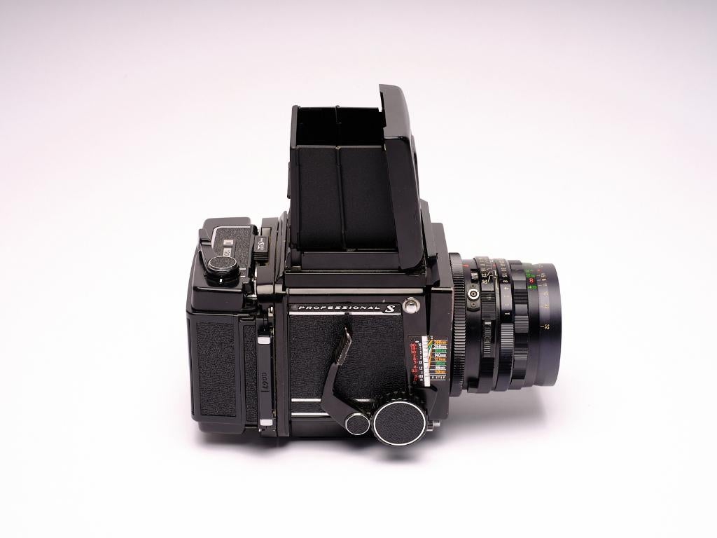 Mamiya RB67 Pro S + Sekor C 50mm f/4.5 middenformaat camera, Audio, Tv en Foto, Fotocamera's Analoog, Ophalen, Gebruikt, Spiegelreflex