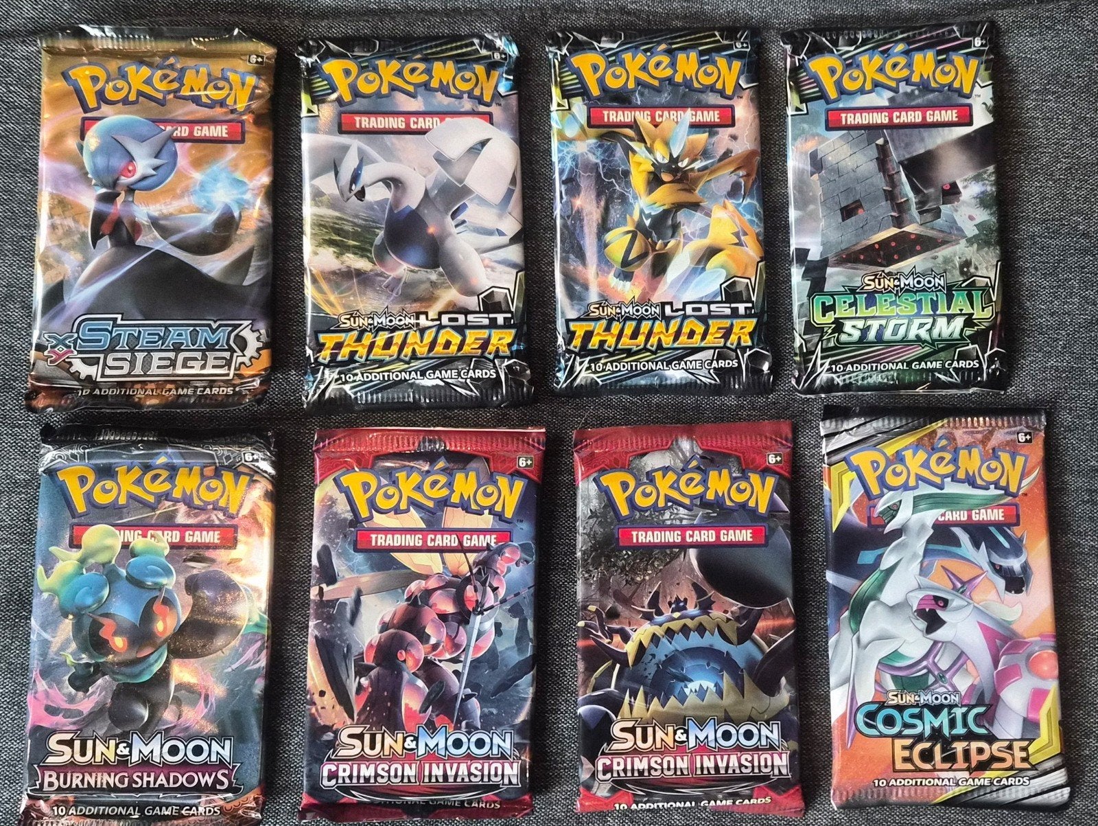 8 Vintage Pokémon Booster Packs - Ongeopend, Ophalen of Verzenden, Nieuw, Booster