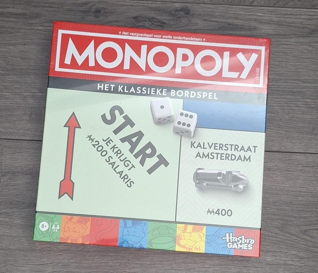 Monopoly: Het Klassieke Bordspel - Nieuw in Verpakking, Vijf spelers of meer, Ophalen of Verzenden, Nieuw, Hasbro Games