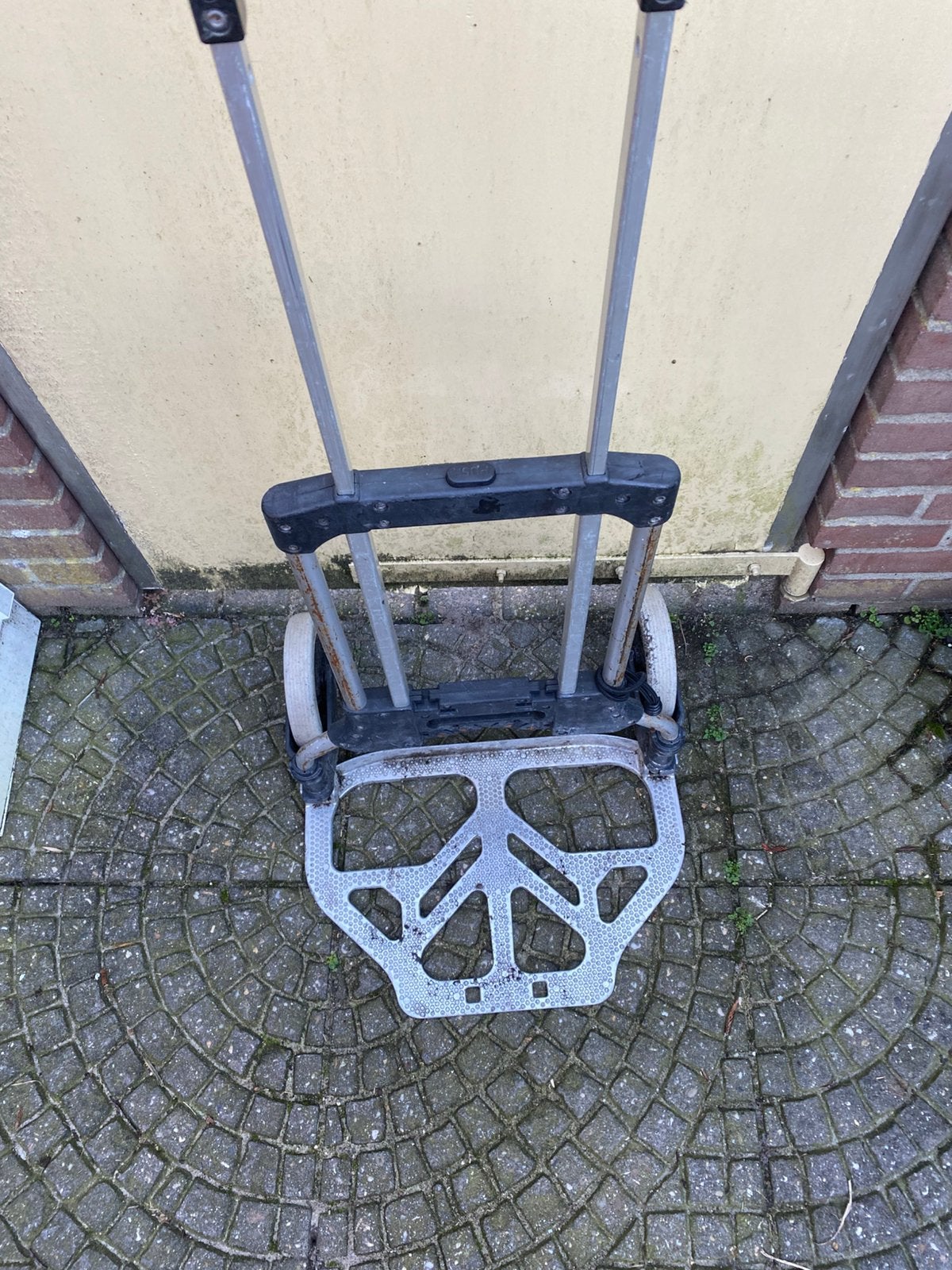 Steekwagen steekkar transport wagen inklapbaar 120 kg, 60 tot 80 liter, Ophalen, Gebruikt, Steekwagen