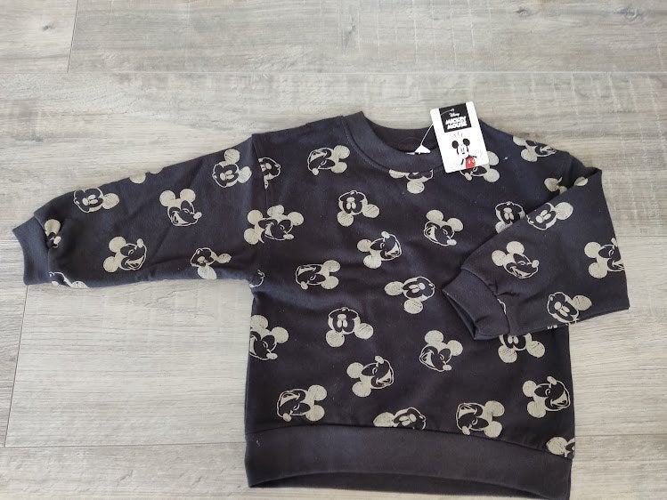 Nieuw met kaartje Mickey Mouse sweater met all over print, Trui of Vest, Nieuw, Ophalen of Verzenden, Mickey Mouse