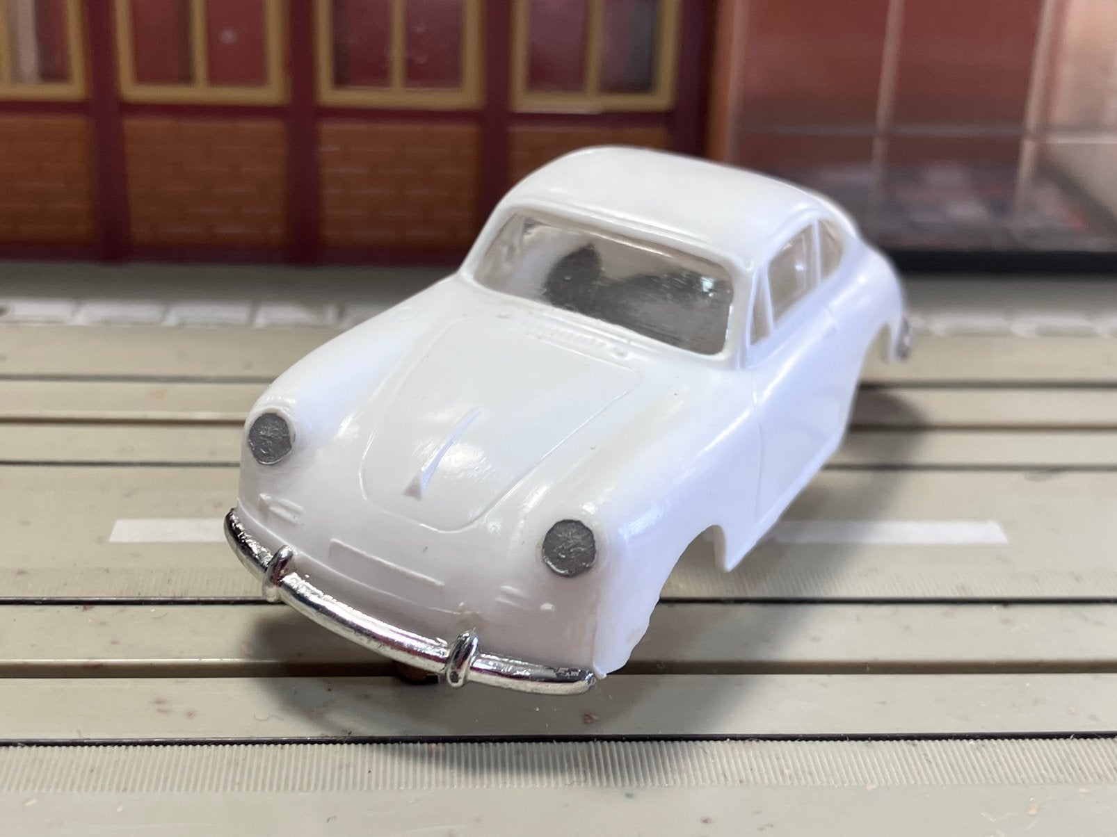 Faller AMS Porsche 356 S90 wit losse kap nieuw, Ophalen of Verzenden, Zo goed als nieuw, Elektrisch, Overige merken