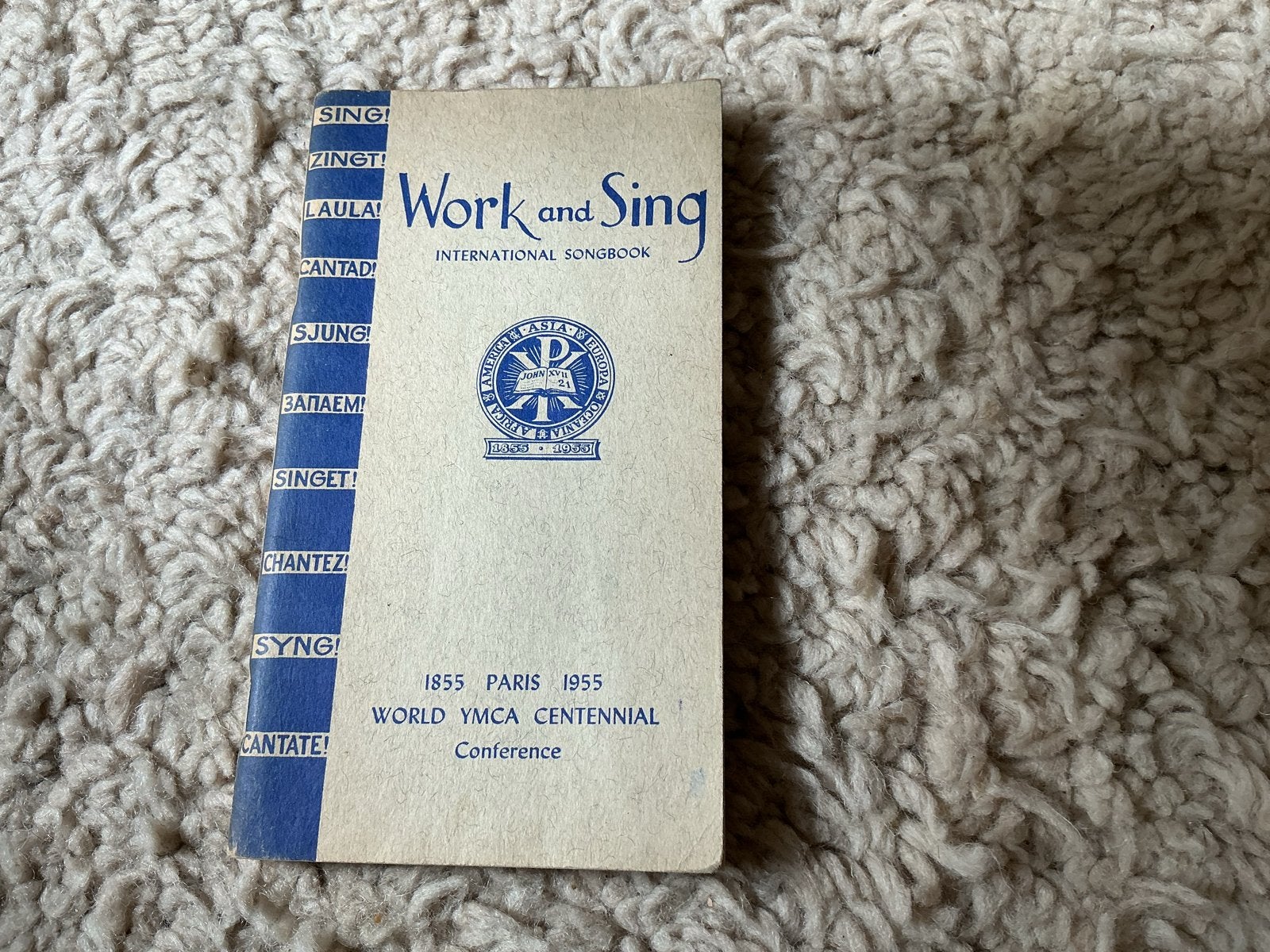 Work and Sing International Songbook YMCA 1955 giro 555, Boeken, Ophalen of Verzenden, Zo goed als nieuw, Genre of Stijl