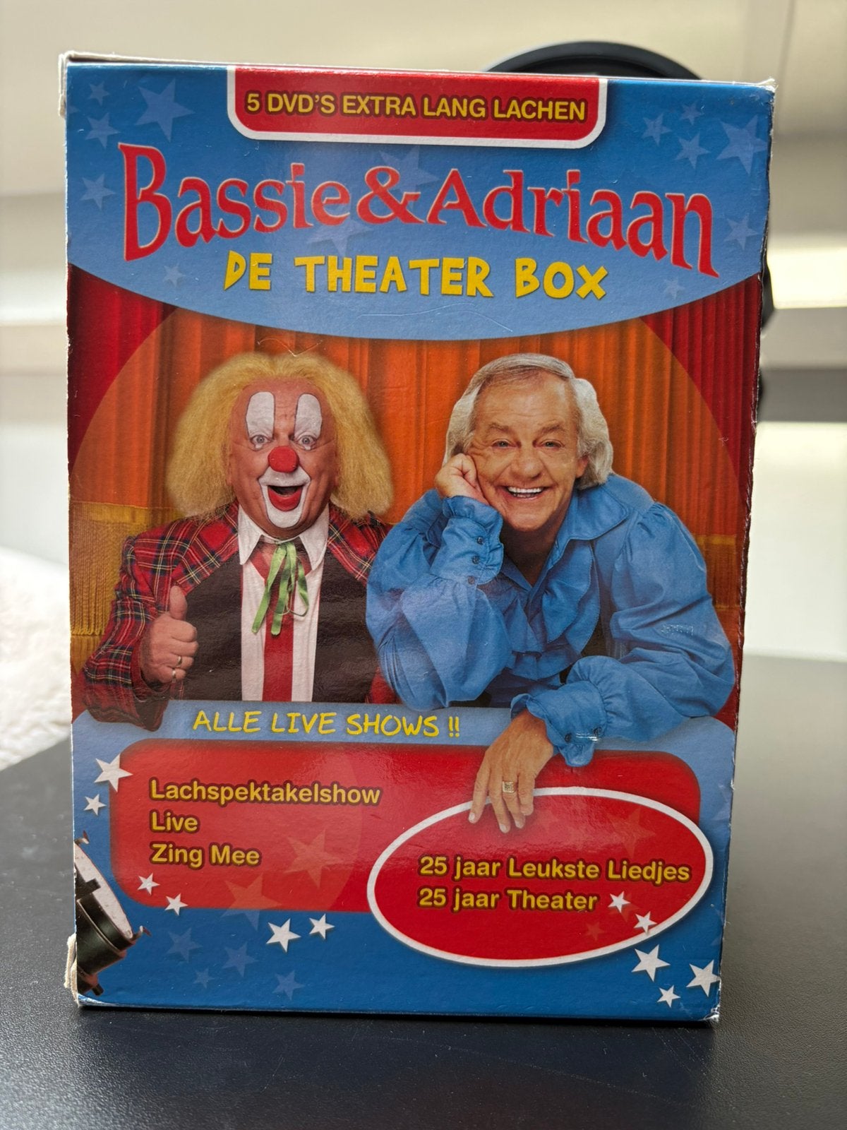 Bassie & Adriaan De Theater Box, Alle leeftijden, Ophalen of Verzenden, Zo goed als nieuw, Boxset