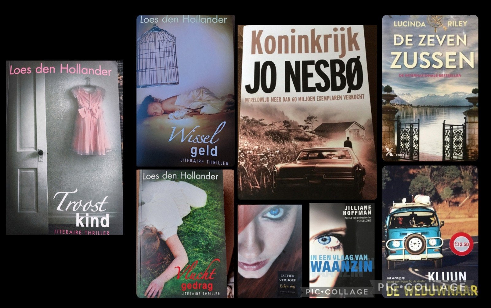 8 boeken oa Jo Nesbø ,  Esther Verhoef , Loes den Hollander., Ophalen of Verzenden, Zo goed als nieuw