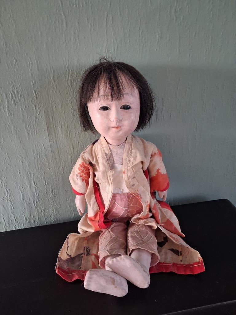 Ichimatsu poppetje. Japans, Verzamelen, Poppen, Ophalen, Gebruikt, Pop