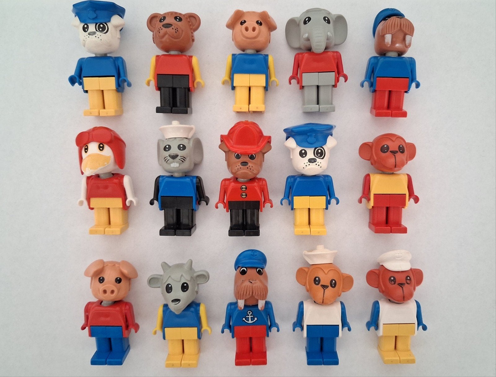 Lego 15 Fabuland poppetjes (2), Kinderen en Baby's, Speelgoed | Duplo en Lego, Ophalen of Verzenden, Gebruikt