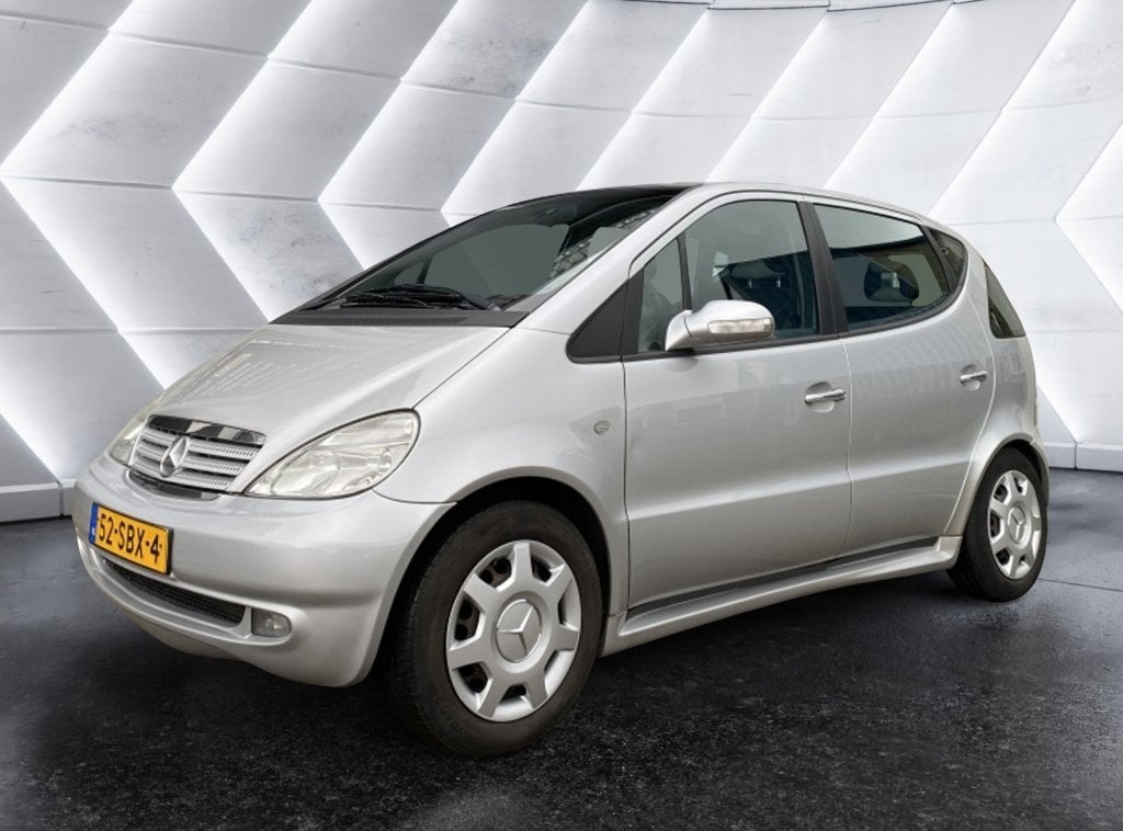 Mercedes-Benz A-Klasse 210 E. Avantg.Lang (bj 2002), Auto's, Mercedes-Benz, Automaat, Gebruikt, 4 cilinders, Leder en Stof