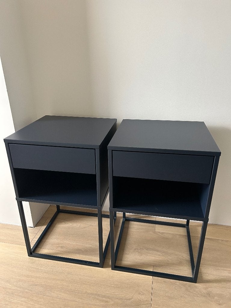 Ikea nachtkastjes (2 stuks), Ophalen, Overige materialen, Minder dan 45 cm, 55 tot 70 cm