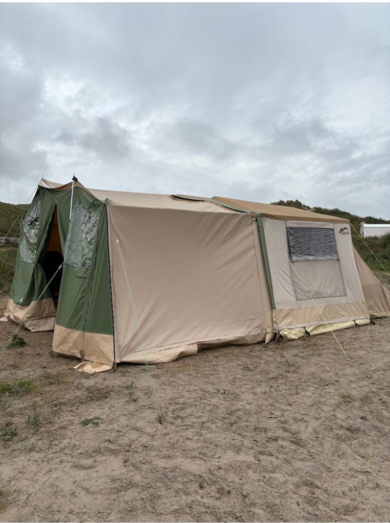 Cabanon Malawi 1.0 vouwwagen, Caravans en Kamperen, Vouwwagens, Ophalen, Cabanon, Tot en met 4, Groen